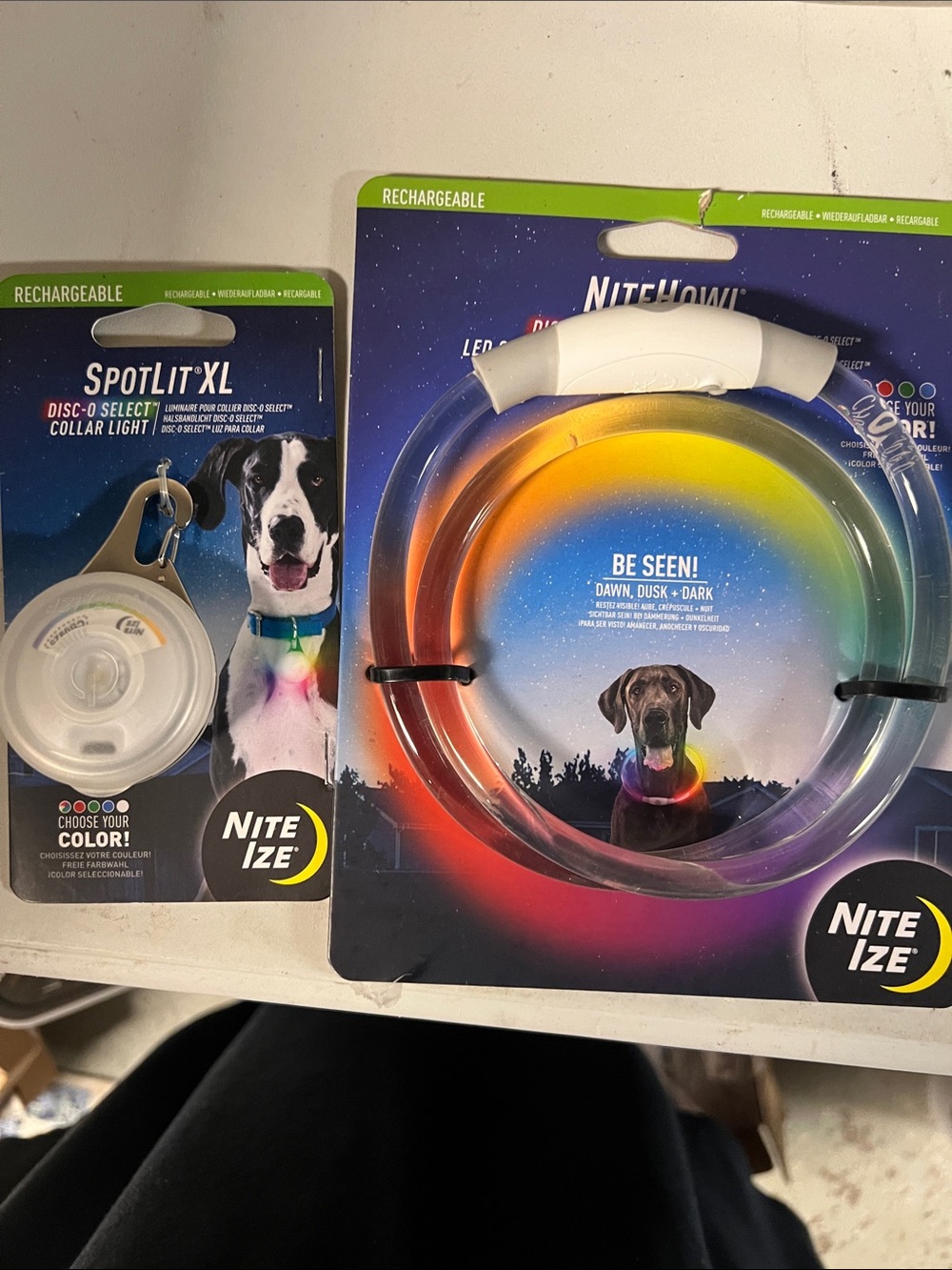 Rechargeable LED Dog Collar Light - Multicolor
